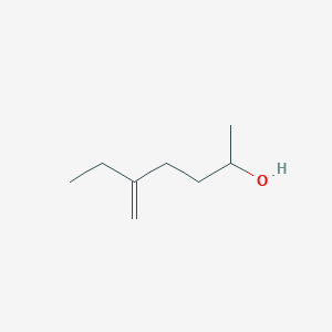 molecular formula C8H16O B8381198 5-Methylene-2-heptanol 