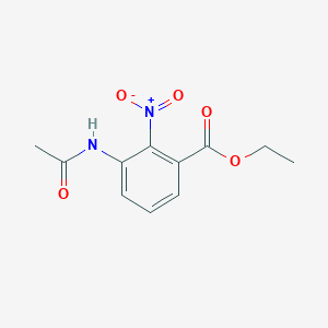 Ethyl 3-acetylamino-2-nitrobenzoate