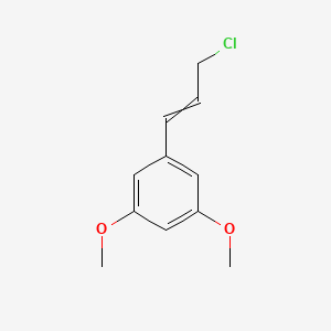 molecular formula C11H13ClO2 B8381244 3,5-Dimethoxy-cinnamyl chloride 