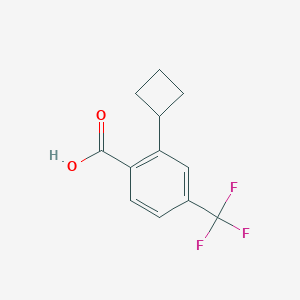 2-Cyclobutyl-4-trifluoromethyl-benzoic acid