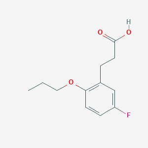 3-(5-Fluoro-2-propoxy-phenyl)-propionic acid