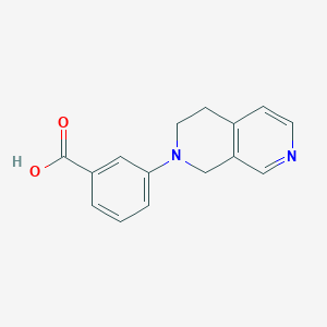 3-(3,4-dihydro-2,7-naphthyridin-2(1H)-yl)benzoic acid