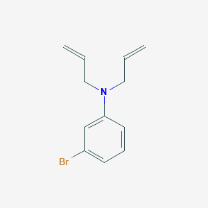 molecular formula C12H14BrN B8381362 3-bromo-N,N-diallylaniline 