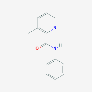 molecular formula C13H12N2O B8381389 N-Phenyl-3-methylpyridine-2-carboxamide 