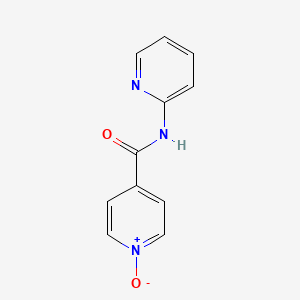 molecular formula C11H9N3O2 B8381397 N-(2-pyridinyl)pyridine-4-carboxamide-1-oxide 