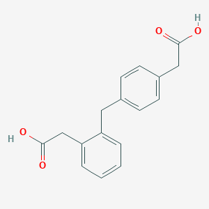 (2-{[4-(Carboxymethyl)phenyl]methyl}phenyl)acetic acid