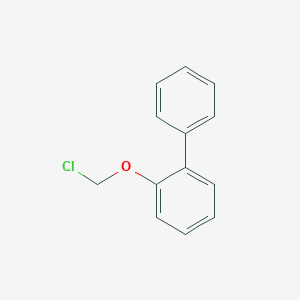 molecular formula C13H11ClO B8381474 2-(Chloromethoxy)-1,1'-biphenyl 