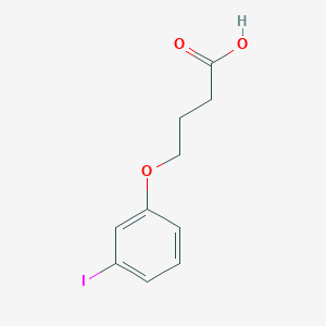 molecular formula C10H11IO3 B8381483 4-(3-Iodophenoxy)butanoic acid 