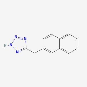 molecular formula C12H10N4 B8381634 5-(2-Naphtylmethyl)-1h-tetrazole 