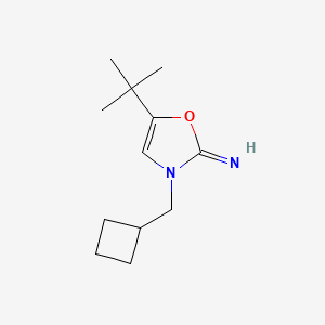 molecular formula C12H20N2O B8381641 5-tert-butyl-3-(cyclobutylmethyl)oxazol-2(3H)-imine 