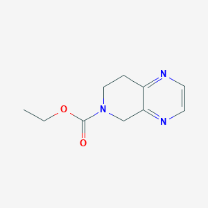 ethyl 7,8-dihydropyrido[3,4-b]pyrazine-6(5H)-carboxylate