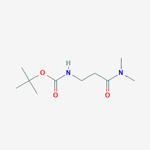 molecular formula C10H20N2O3 B8381777 Tert-butyl 3-(dimethylamino)-3-oxopropylcarbamate 