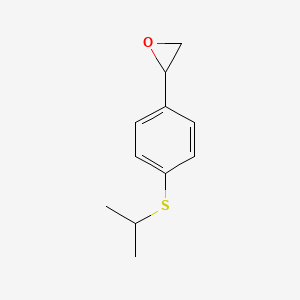 molecular formula C11H14OS B8381786 4-Isopropylthiophenyloxirane 