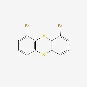 molecular formula C12H6Br2S2 B8381853 1,9-Dibromothianthrene 