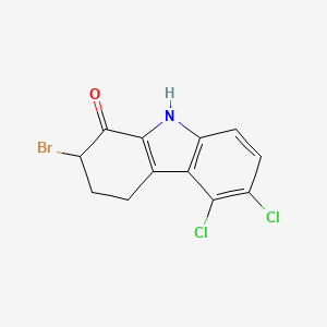 2-Bromo-5,6-dichloro-2,3,4,9-tetrahydro-1H-carbazol-1-one