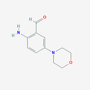 2-Amino-5-morpholin-4-ylbenzaldehyde
