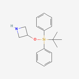 molecular formula C19H25NOSi B8381964 3-(Tert-butyldiphenylsilyloxy)azetidine 