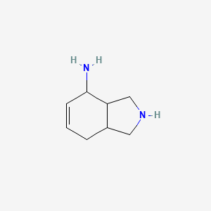 molecular formula C8H14N2 B8382017 4-Amino-1,3,3a,4,7,7a-hexahydro-isoindole 
