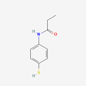 molecular formula C9H11NOS B8382044 N-(4-mercaptophenyl)propionamide 