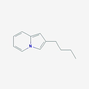 molecular formula C12H15N B8382115 2-Butyl-indolizine 