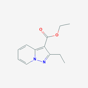 molecular formula C12H14N2O2 B8382247 2-Ethyl-pyrazolo[1,5-a]pyridine-3-carboxylic acid ethyl ester 