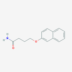 molecular formula C14H15NO2 B8382356 (2-(Naphthalen-2-yloxy)ethyl)acetamide 