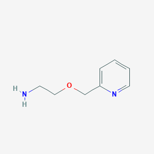 molecular formula C8H12N2O B8382391 2-(2-Aminoethoxymethyl)pyridine 