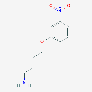 molecular formula C10H14N2O3 B8382408 4-(3-Nitro-phenoxy)-butylamine 