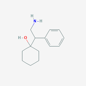 molecular formula C14H21NO B8382434 1-[alpha-(Aminomethyl)benzyl]cyclohexanol 
