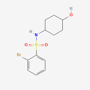 2-Bromo-N-(trans-4-hydroxycyclohexyl)benzenesulfonamide