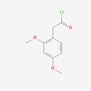 molecular formula C10H11ClO3 B8382455 (2,4-Dimethoxy-phenyl)-acetyl chloride 