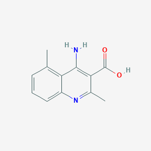 4-Amino-2,5-dimethylquinoline-3-carboxylic acid