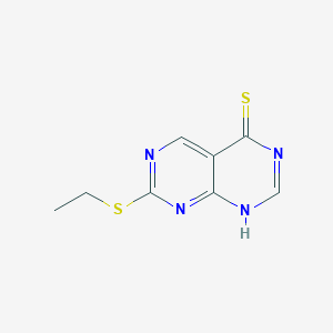 4-Thiono-7-ethylthio-3h-pyrimido[4, 5-d]pyrimidine