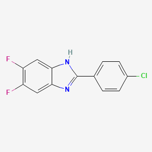 2-(4-Chloro-phenyl)-5,6-difluoro-1H-benzoimidazole