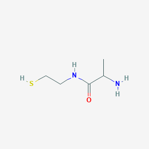 molecular formula C5H12N2OS B8382533 2-amino N-(2-mercaptoethyl) propionamide 
