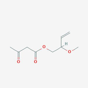 molecular formula C9H14O4 B8382628 1-Acetoacetoxy-2-Methoxy-3-Butene 