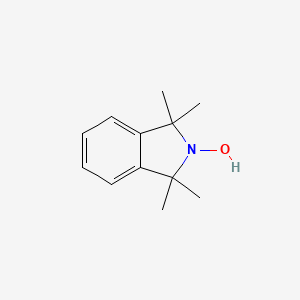 molecular formula C12H17NO B8382659 1,1,3,3-Tetramethylisoindoline-2-ol 
