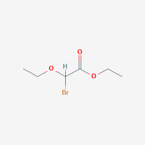molecular formula C6H11BrO3 B8382674 Ethyl bromo(ethoxy)acetate 