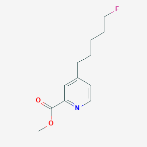 4-(5-Fluoro-pentyl)-pyridine-2-carboxylic acid methyl ester