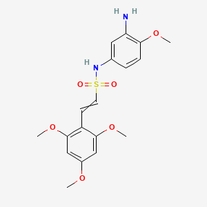 2,4,6-trimethoxystyryl-N-(3-amino-4-methoxyphenyl)-sulfonamide