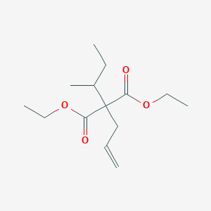 molecular formula C14H24O4 B8382800 Diethyl allyl(sec-butyl)malonate CAS No. 59726-41-9