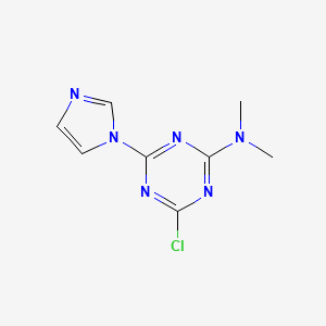2-Chloro-4-(1-imidazolyl)-6-dimethylamino-1,3,5-triazine