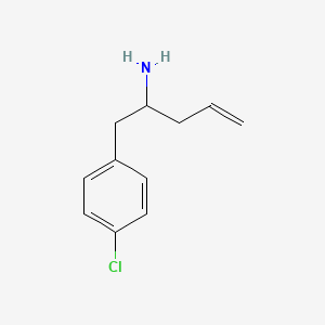 1-(4-Chlorophenyl)pent-4-en-2-amine