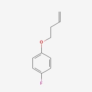 B8382853 4-(4-Fluorophenoxy)-1-butene CAS No. 158429-70-0