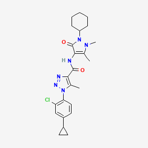 molecular formula C24H29ClN6O2 B8382973 Smurf1-IN-1 