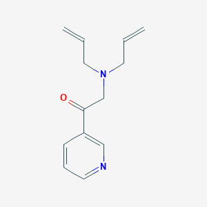 molecular formula C13H16N2O B8383034 2-(Diallylamino)-1-(3-pyridyl)ethanone 
