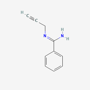 molecular formula C10H10N2 B8383232 N-propargylbenzamidine 