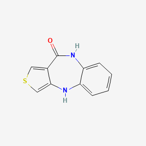 molecular formula C11H8N2OS B8383233 4,9-dihydro-10H-thieno[3,4-b][1,5]benzodiazepin-10-one 