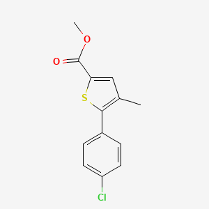 Methyl-5-(4-chlorophenyl)-4-methylthiophene-2-carboxylate