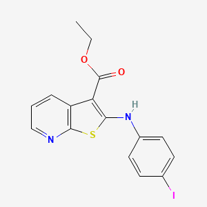 2-[(4-Iodophenyl)amino]thieno[2,3-b]pyridine-3-carboxylic Acid Ethyl Ester